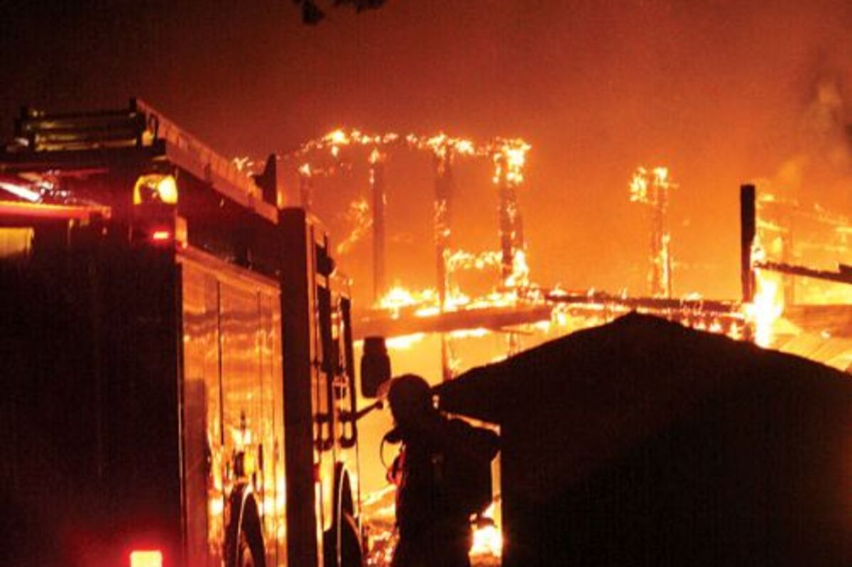 Finger Ridge Fire Fern Ridge fire destroys shop - The New Era