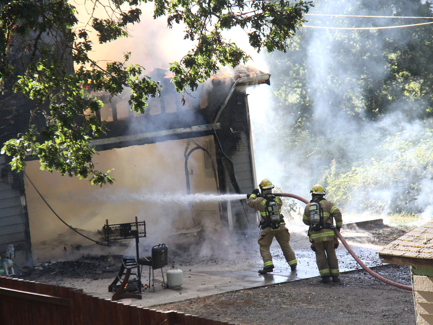 Family pet rescued from burning house on Hwy. 228 - The New Era