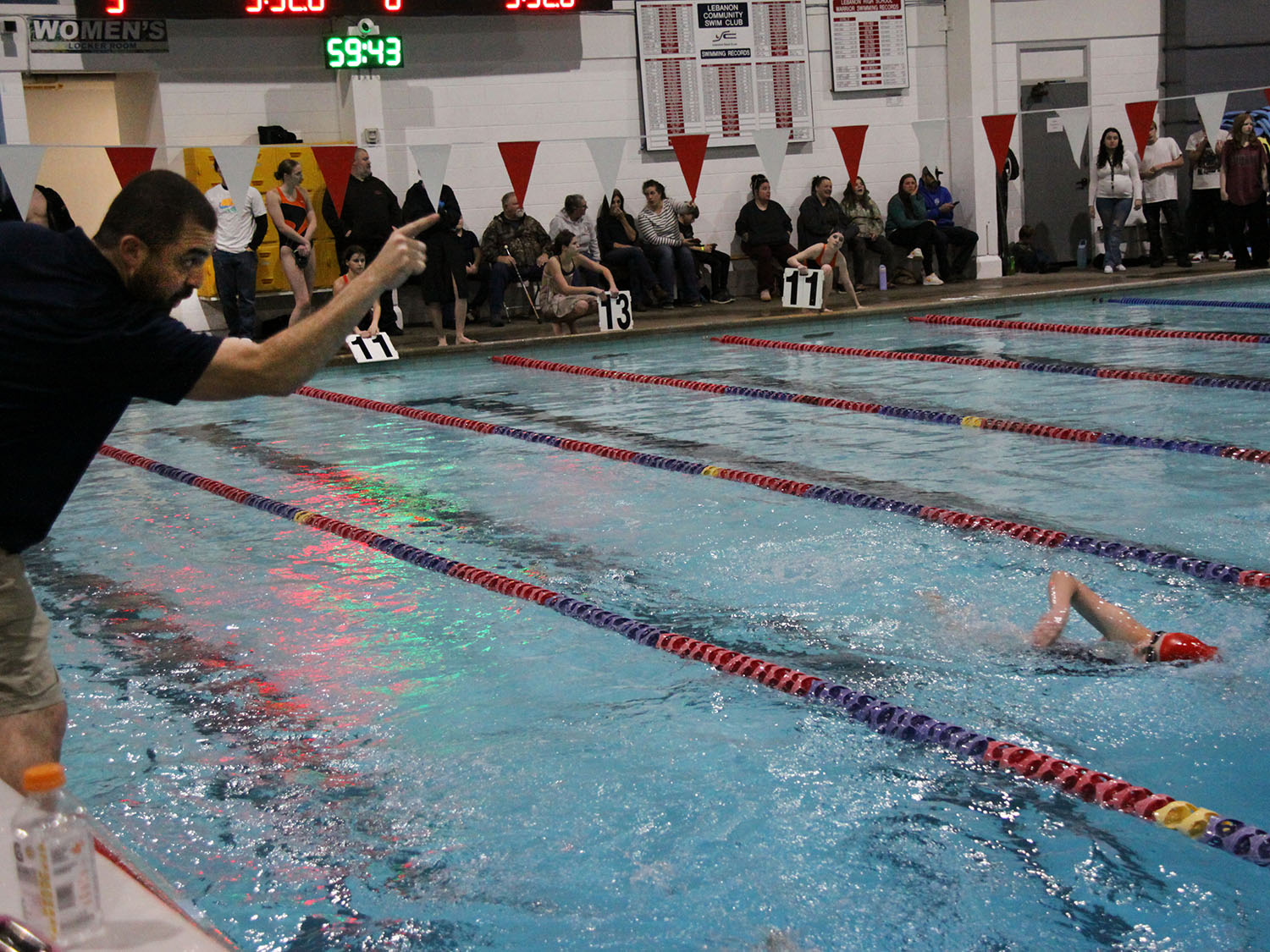 Lebanon swimmers set PRs
